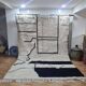 Handmade wool Berber rug 300X200 cm