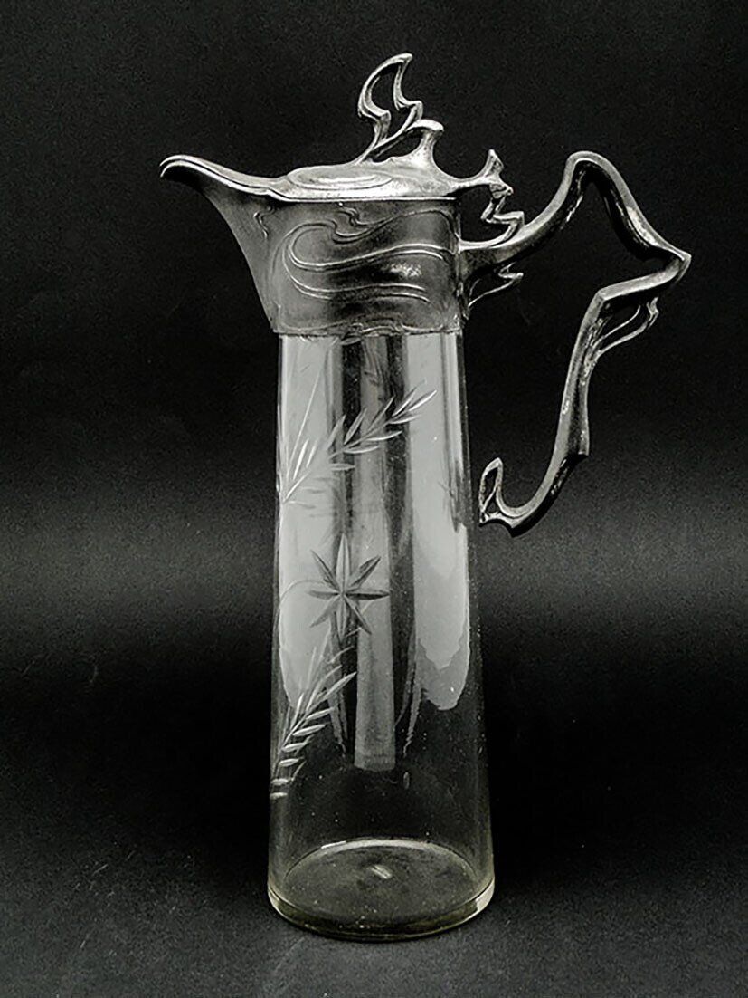 Carafe à vin du 20e siècle de PWQE, Allemagne, années 1890.