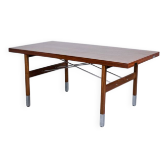 Table de salle à manger palissandre robert debièvre années 50' huchers minv