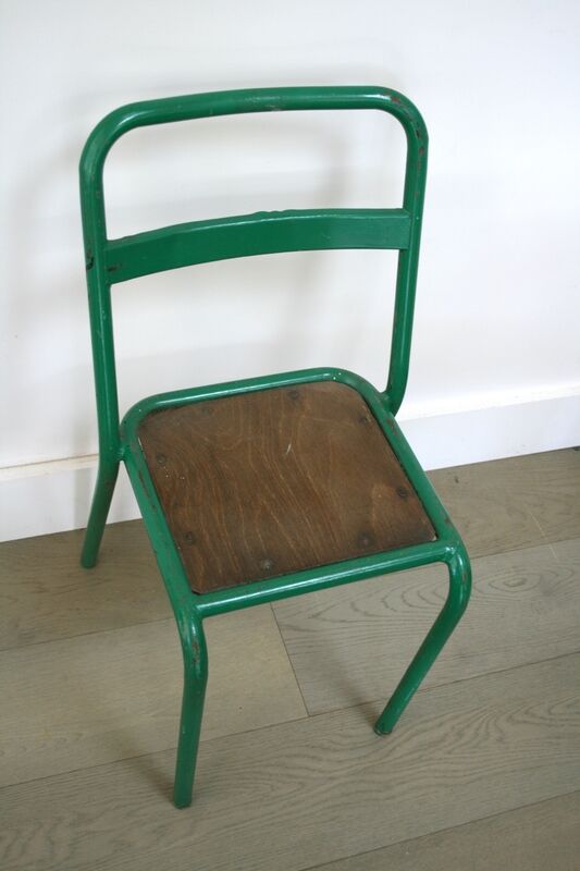 Maternal Chair in metal and wood