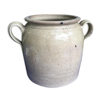 Glazed terracotta pot