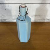 Blue glazed stoneware bottle