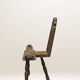 Chaise paysanne tripode en bois