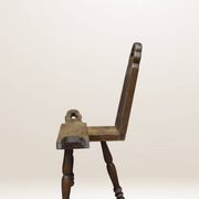 Tripod wooden farmhouse chair