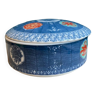 Chinois vide poche bijoux porcelaine céramique Asie fleur asiatique japonisant bleu peinte motif