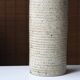 Vase rouleau en grès signé bodin, années 70
