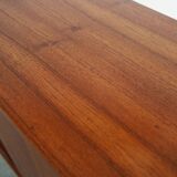 Buffet haut en teck, design danois, années 1960, production : Danemark