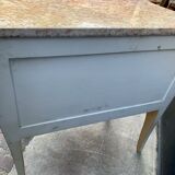 Chest of drawers Louis XV style painted woodwork