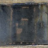 Enamelled plate, parking defense