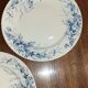 Plate flat creil and montereau lot of 3