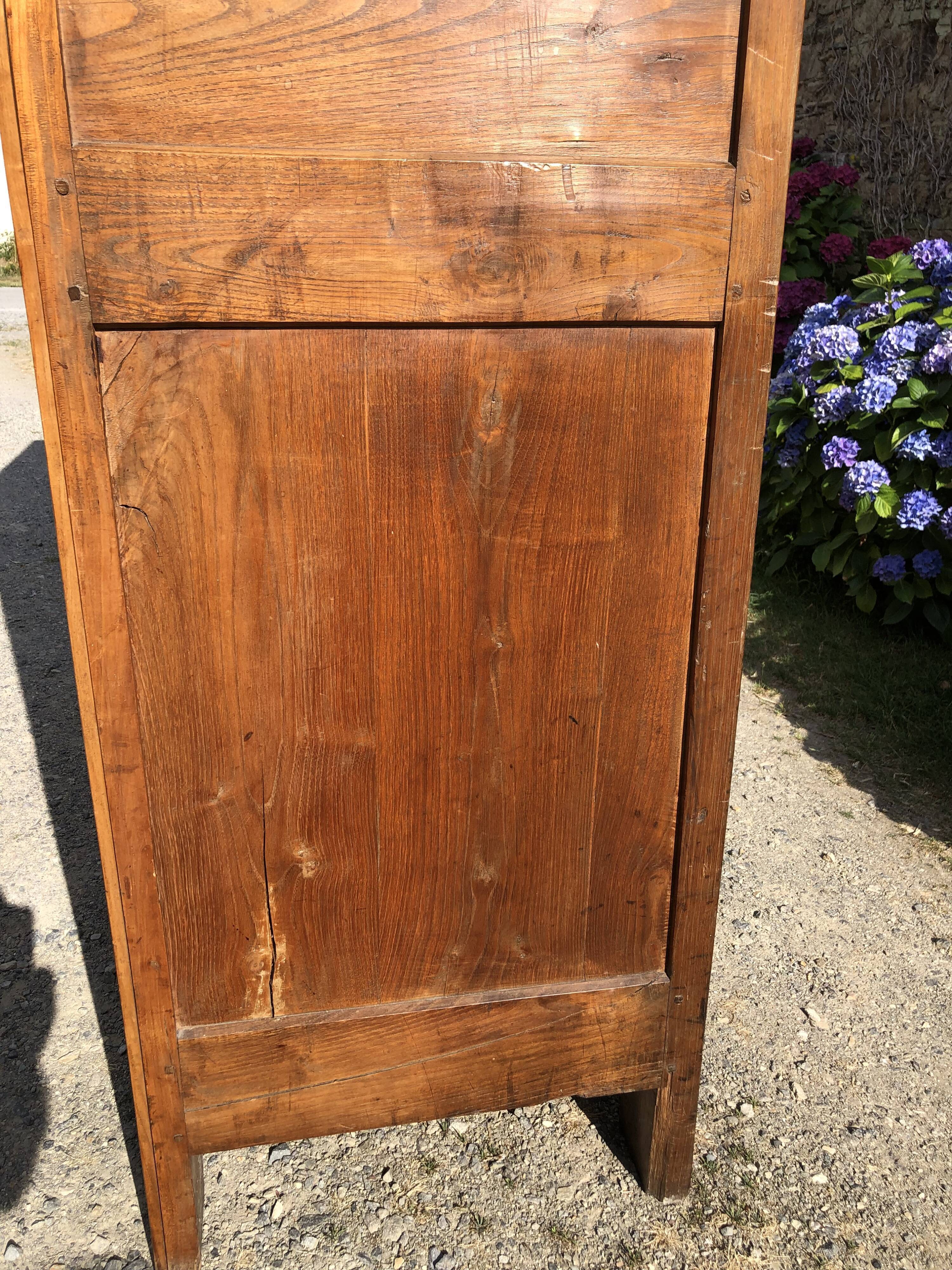 Louis XV style cherry wood cabinet late 19th century