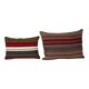 Set of 2 vintage kilim cushion covers 36x51 cm