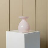 Pink opalescent glass vase by Ikea (2000s) designed by Barbro Wesslander & Pia Amsell