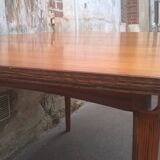 Extendable teak dining table