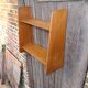 Étagère murale 1950 en bois naturel clair