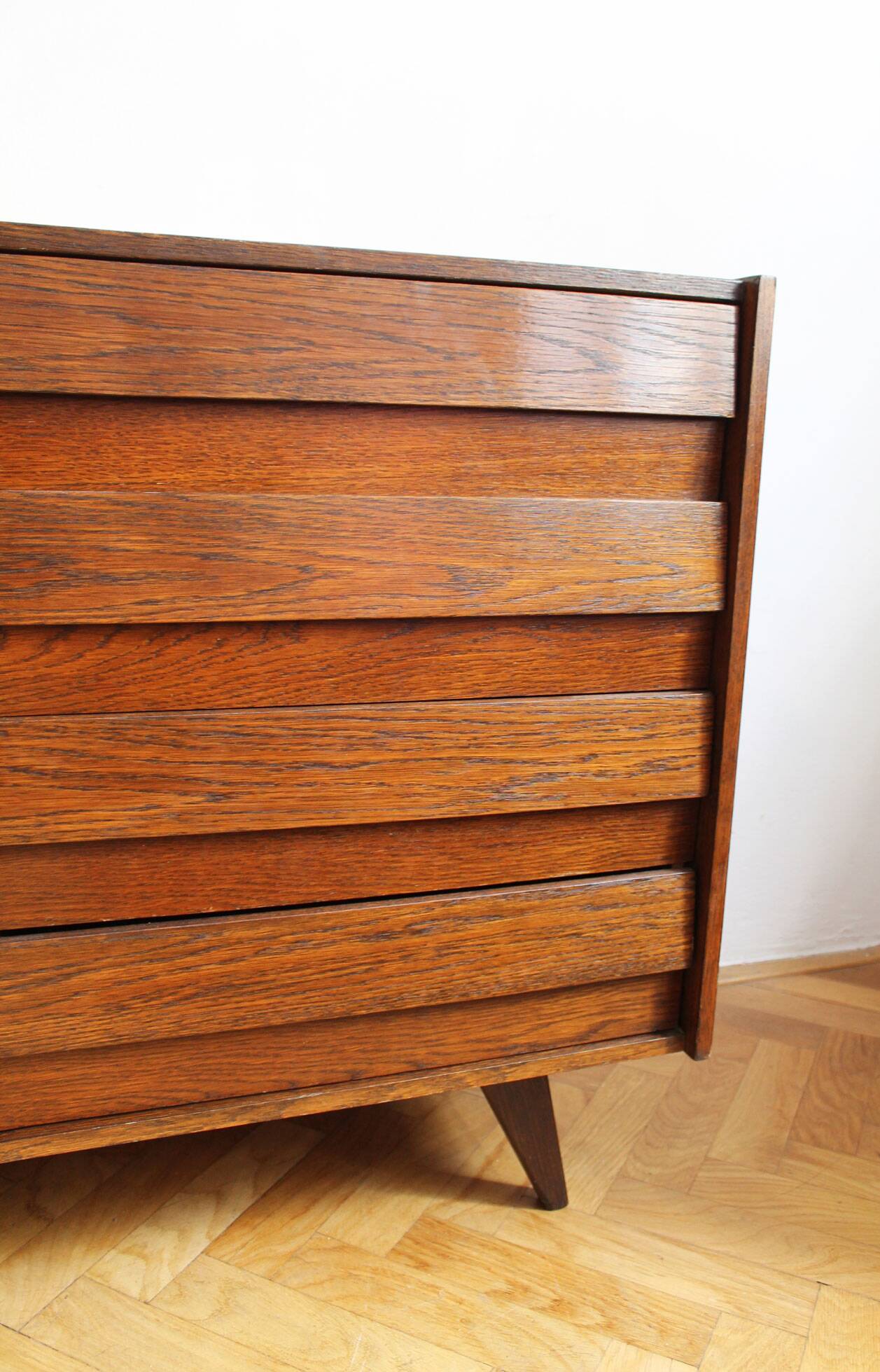 Vintage buffet U-458 by Jiří Jiroutek, Interior Prague, Czechoslovakia, 1972