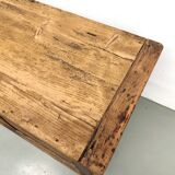 Very large pine trade counter, circa 1920.