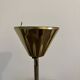 Vintage Scandinavian chandelier 6 lights – Wood and frosted Perspex – 1960s/70s