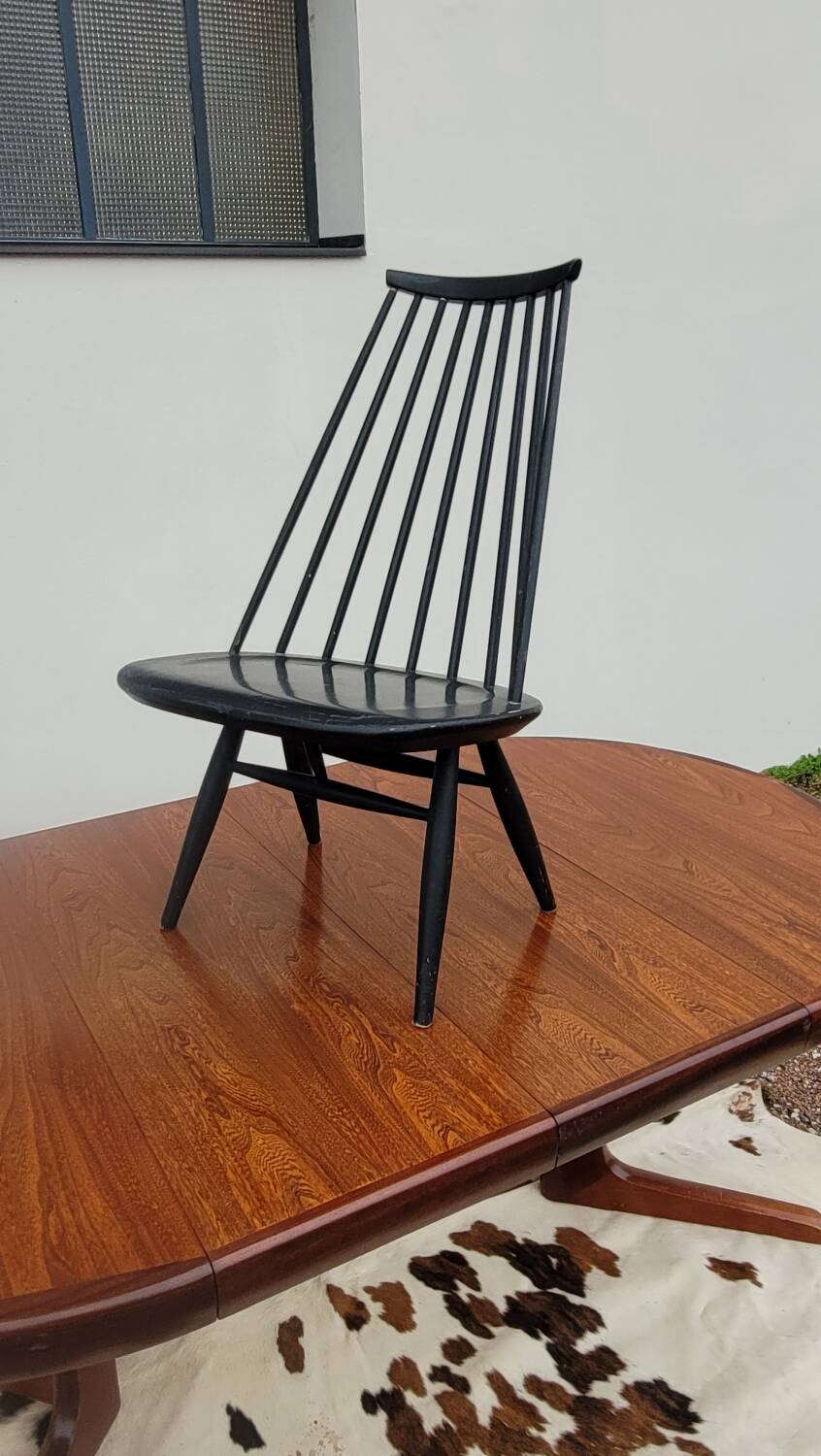 Vintage Scandinavian style table with 2 teak extensions, 1960s