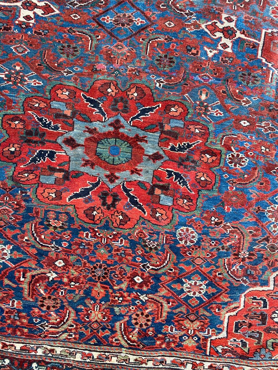 Nice old Persian carpet Afshar 220x298 cm