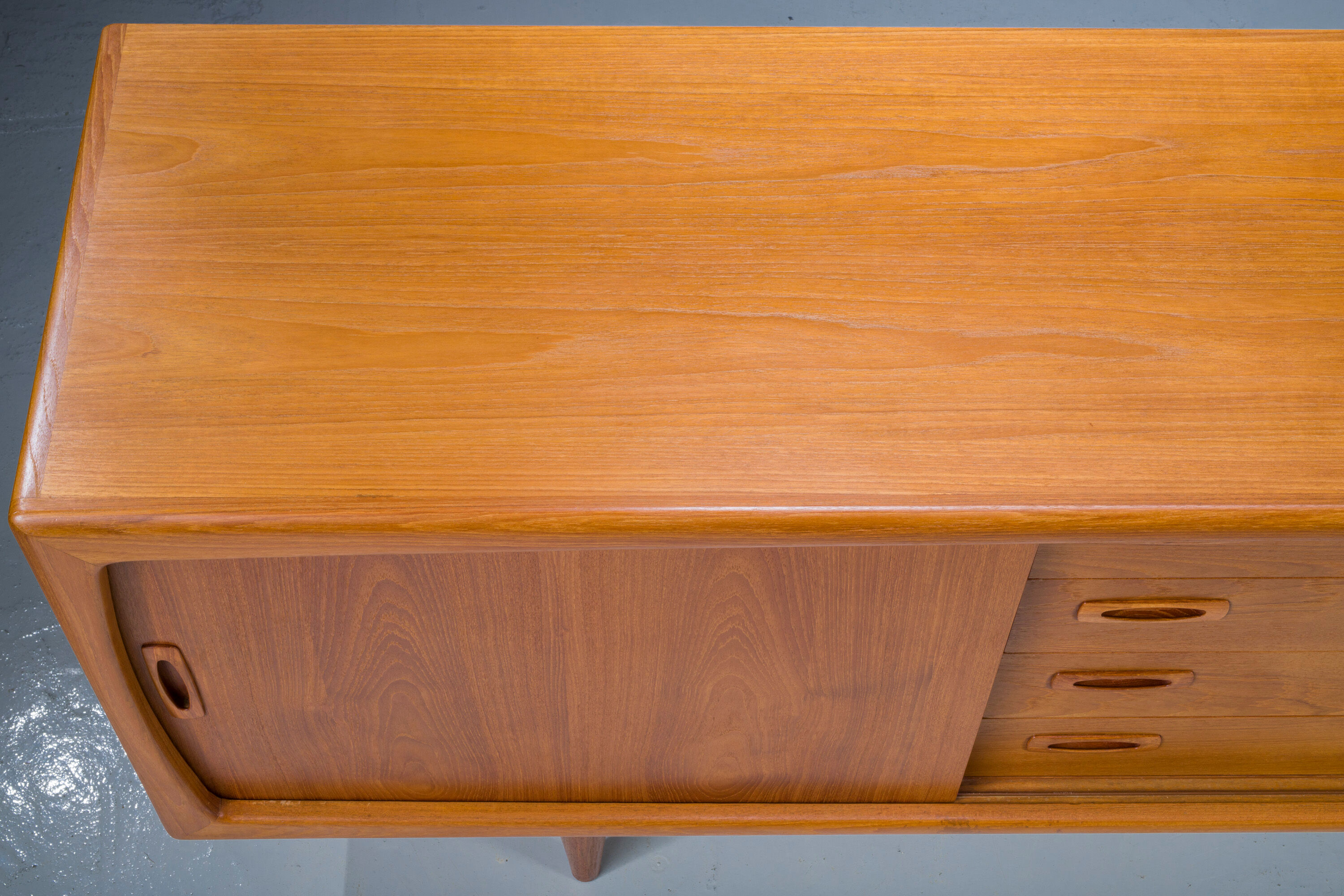 Mid-Century Danish Teak Sideboard from HP Hansen, 1950s