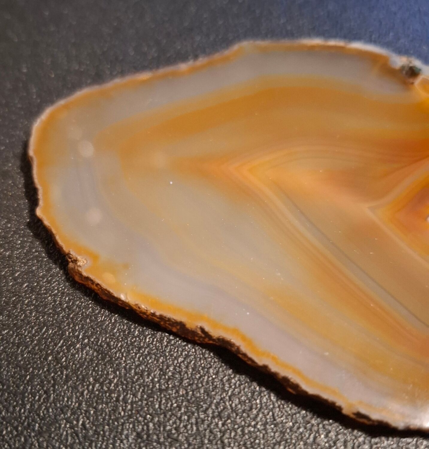 Coaster, slice of agate