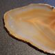 Dessous de bouteille, tranche d'agate