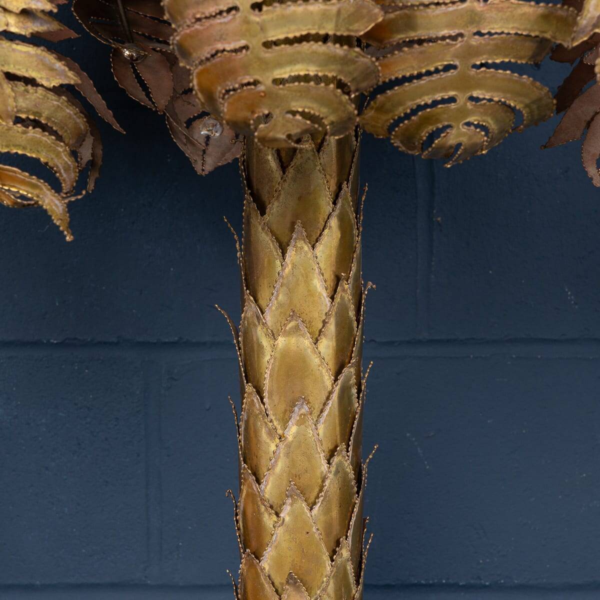 Lampadaire en palmier francaise du xxe siecle, christian techoueyres pour maison jansen