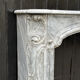 Louis XV fireplace in blue Turquin marble, 18th century.