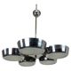 Suspended UFO lamp from the space age