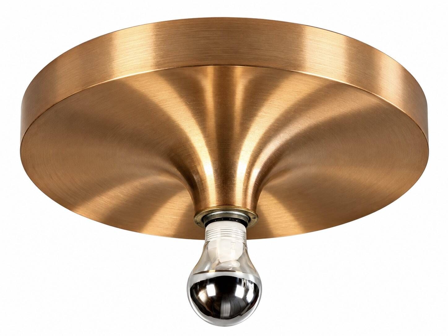 1960s 1970s Disc Wall Lamp by Teka Germany Space Age Design Aluminum Metal