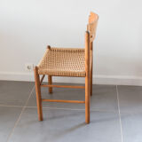 Chair made of wood and rope