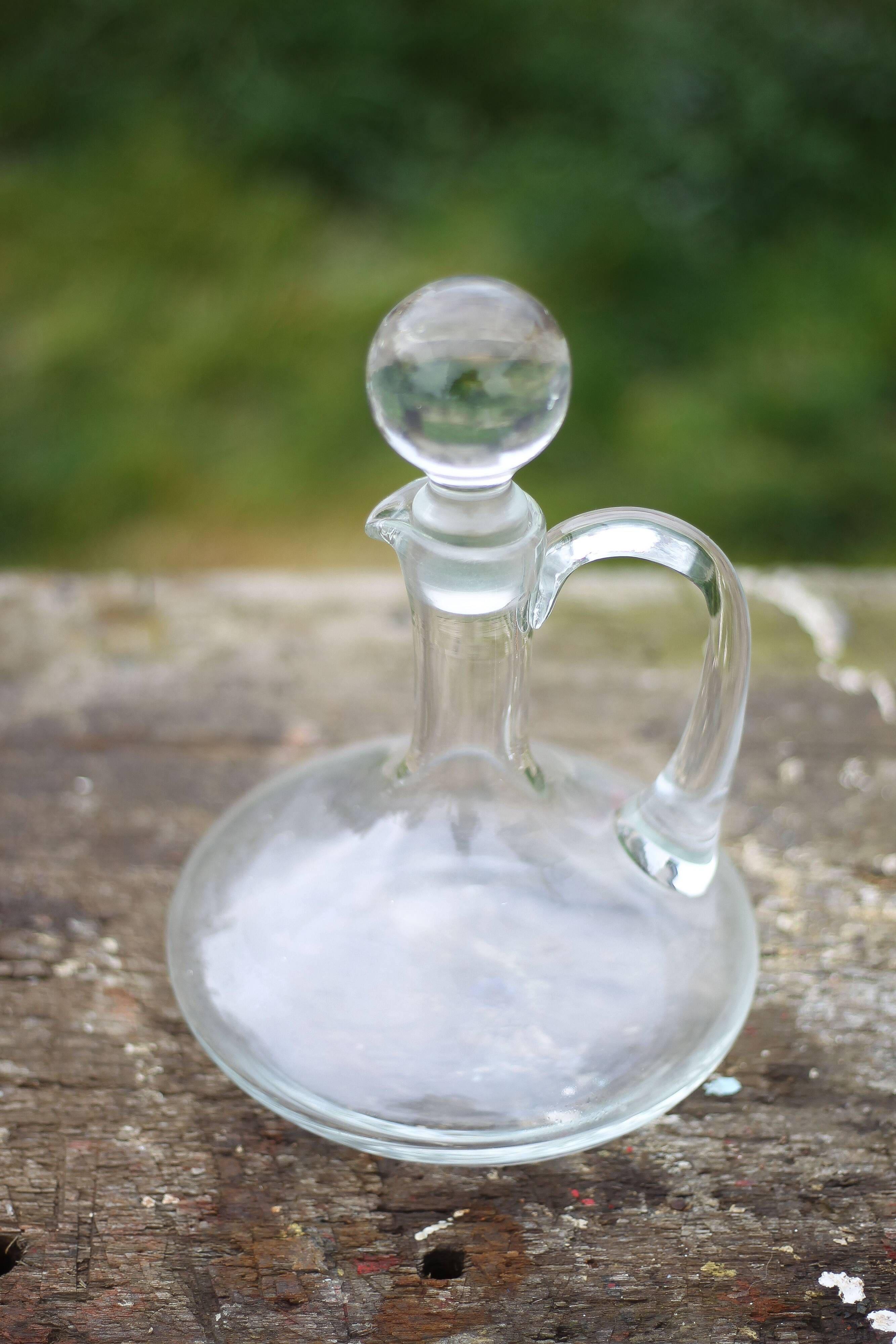 Carafe vintage, carafe à vin, carafe à décanter, bar, verrerie d'art