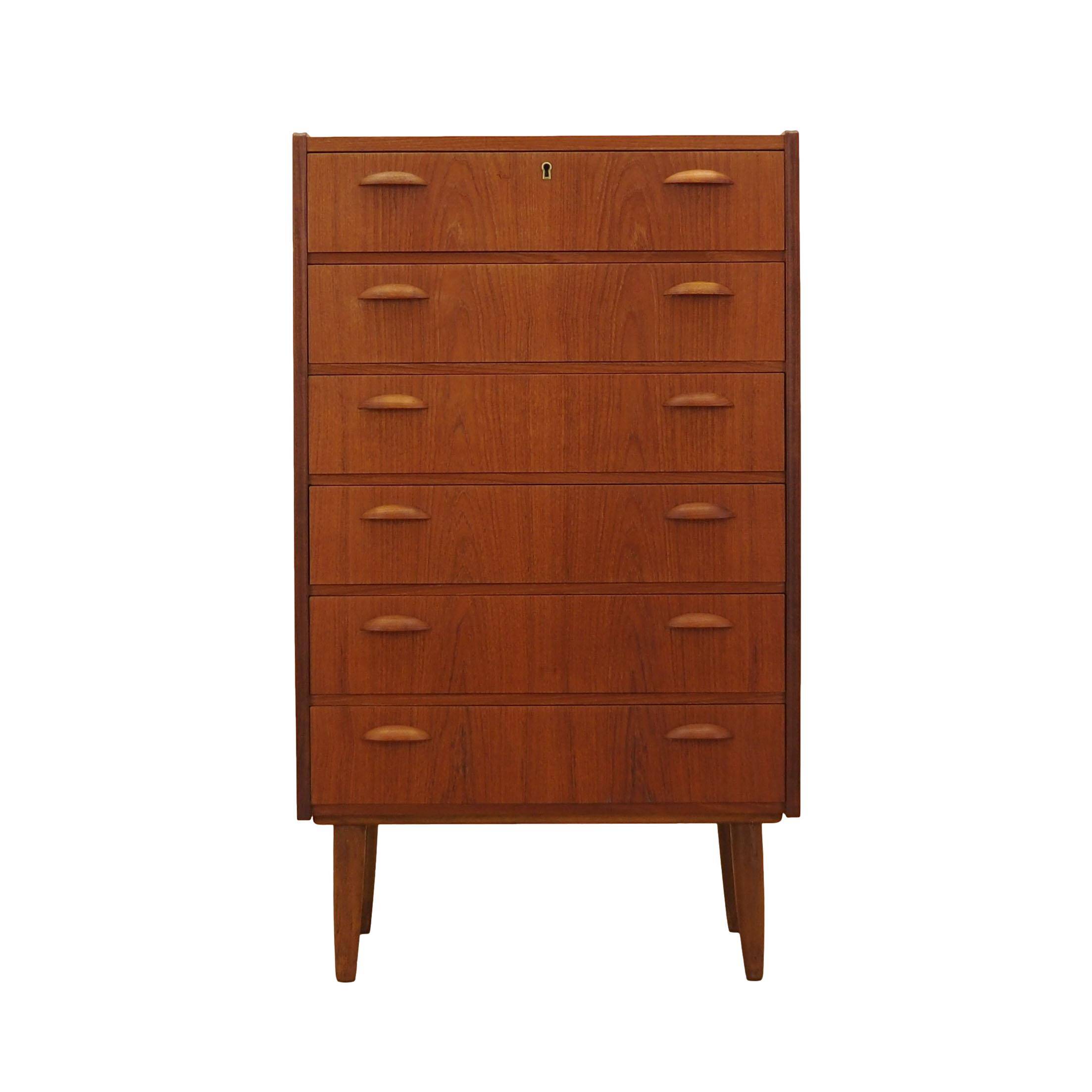 Commode en teck, design danois, années 1970, fabriquée au Danemark