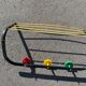 Vintage wall coat rack