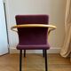 Mandarin chair by Ettore Sottsas for Knoll - bamboo armrest - rare