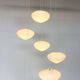 Large oval opaline glass candlestick Netherlands 1950s