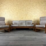 1960s 1970s Teak Sofa  & 2 Easy Chairs  by Holstebro Møbelfabrik A/S