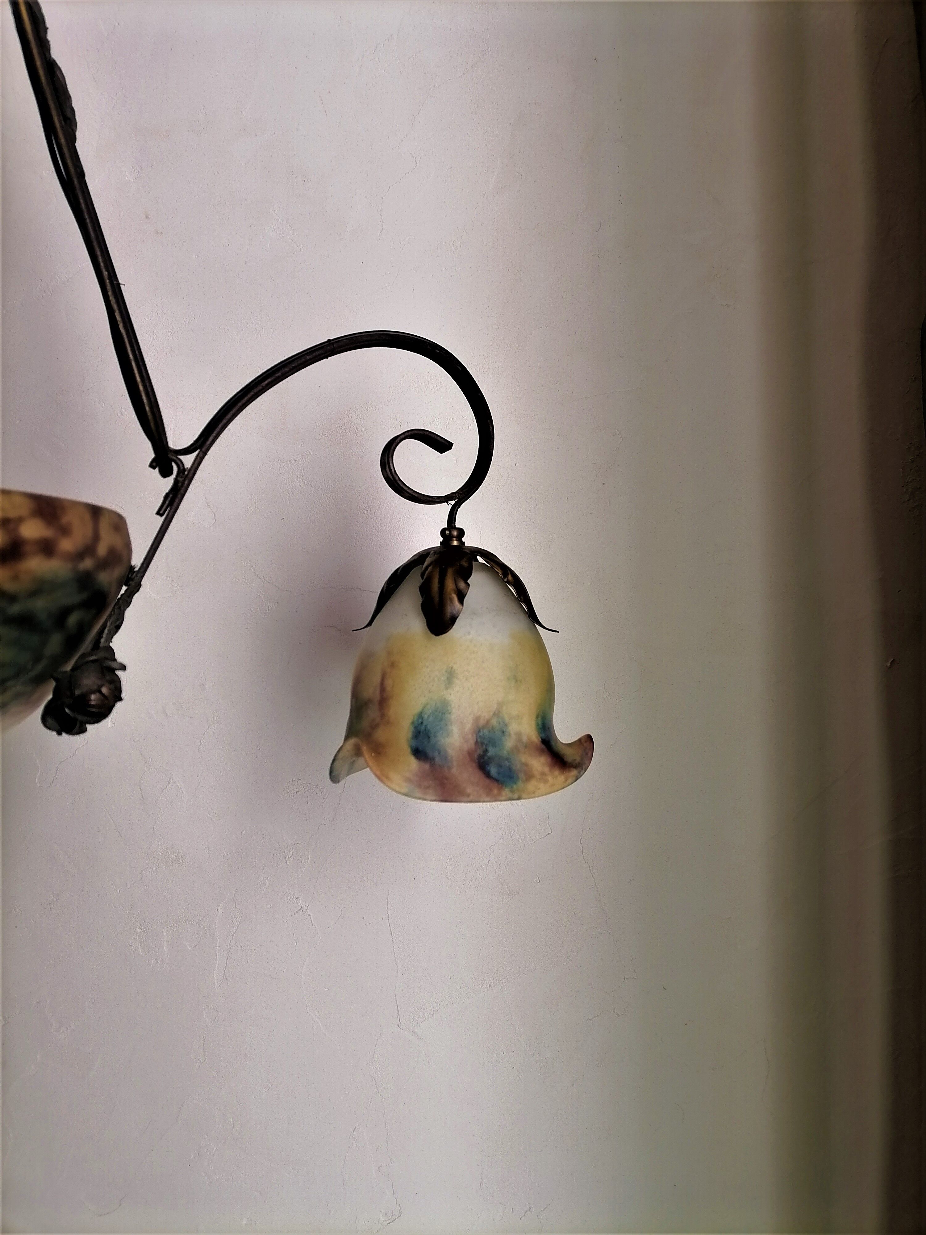 Chandelier, art deco