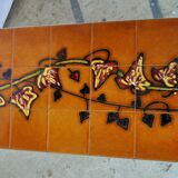 Vintage ceramic coffee table signed ADRI