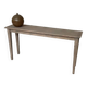 Fine console, side tables in Douglas 160 cm Vintage design spindle legs rare wood decoration