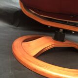 Scandinavian reclining relax armchair in Anderssons leather