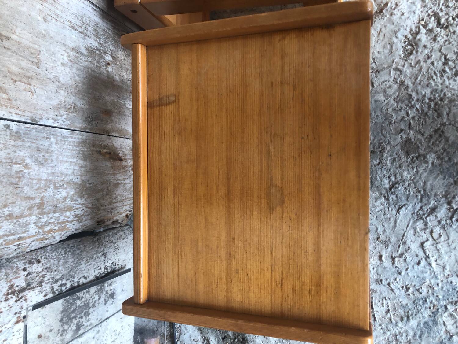 Pair of Vintage Wood Bedside Table #A320