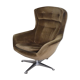 Vintage Scandinavian velvet armchair 1970
