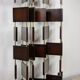 Wooden and brass screen