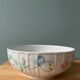 Vintage fine porcelain salad bowl, "Laurent creation"