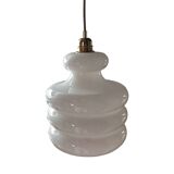 Seventies white opaline suspension