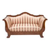 Recamier silk loveseat, 1920