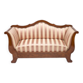 Recamier silk loveseat, 1920