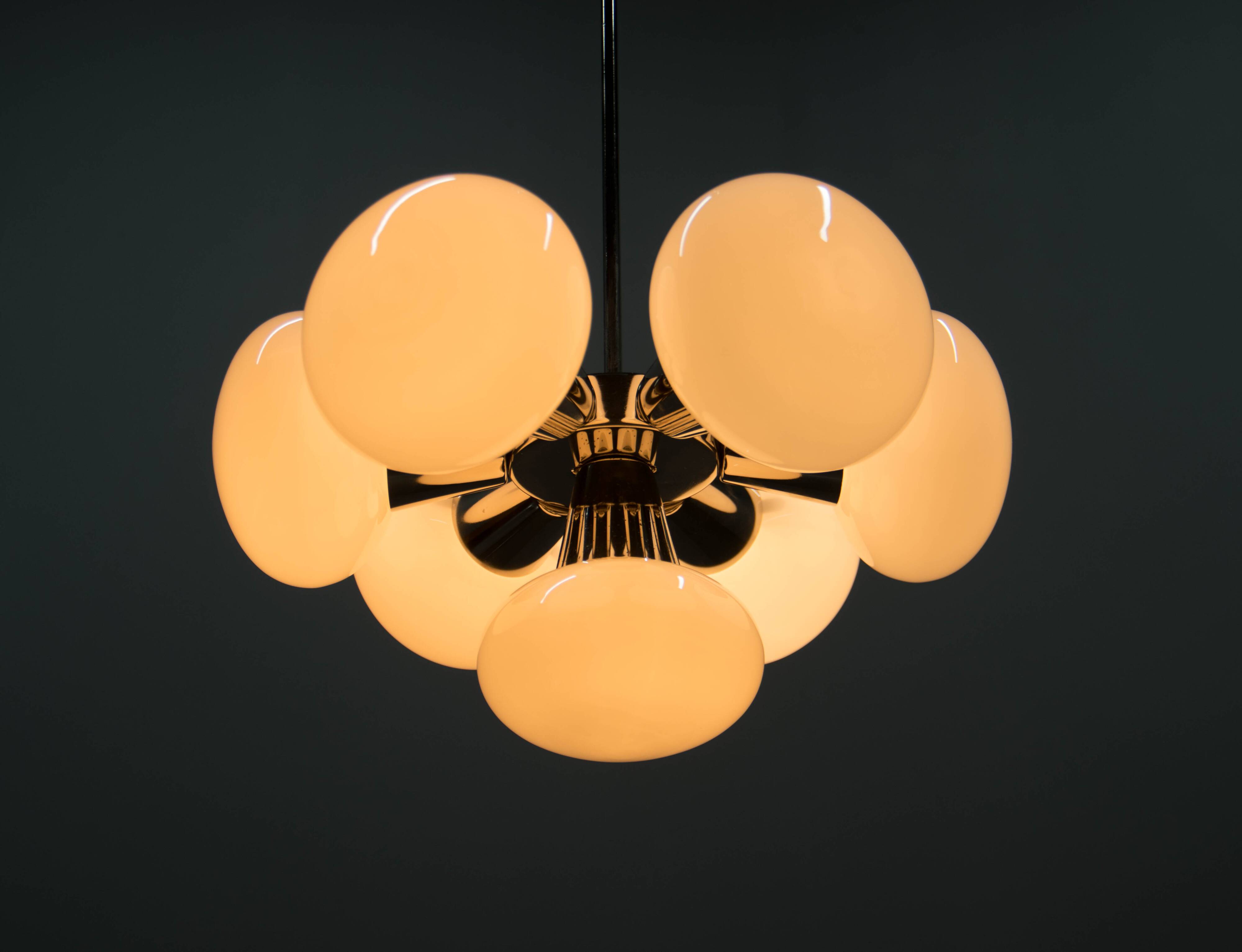 Space Age Chandelier Sputnik by Kamenicky Senov, 1970s